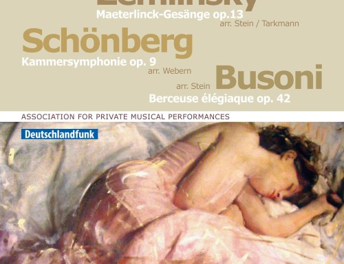 Zemslinsky · Schönberg · Busoni