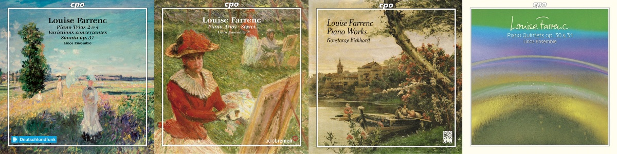 Farrenc-Cover von den cpo-Veröffentlichungen
